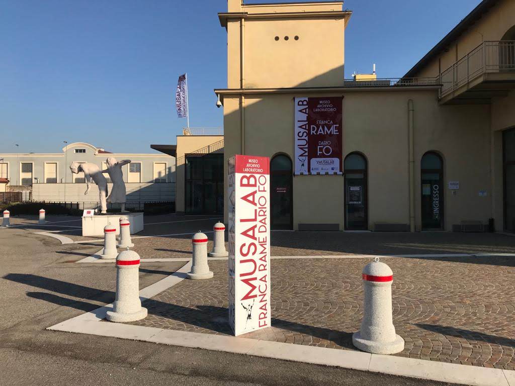 Musalab Franca Rame e Dario Fo esterni Verona 2018