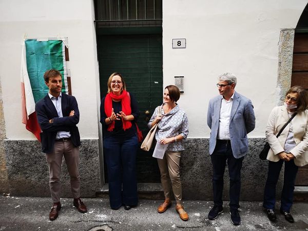 Assessore Civati, Mattea Fo, Elena Girompini, Sindaco Galimberti